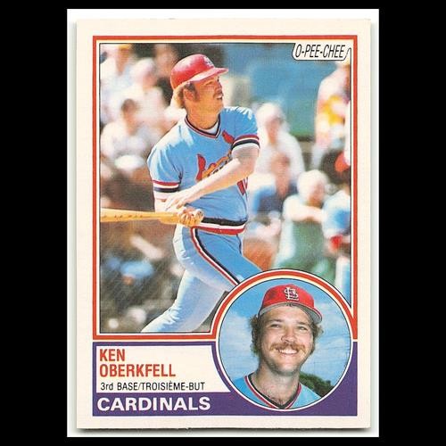 Ken Oberkfell #206 1983 O-Pee-Chee St. Louis Cardinals Baseball Card MLB NM