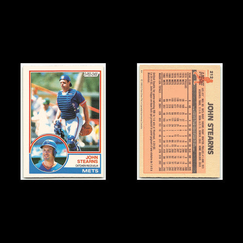 John Stearns #212 1983 O-Pee-Chee New York Mets Baseball Card MLB NM