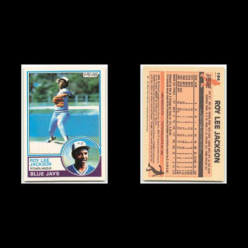 Roy Lee Jackson #194 1983 O-Pee-Chee Toronto Blue Jays Baseball Card MLB NM