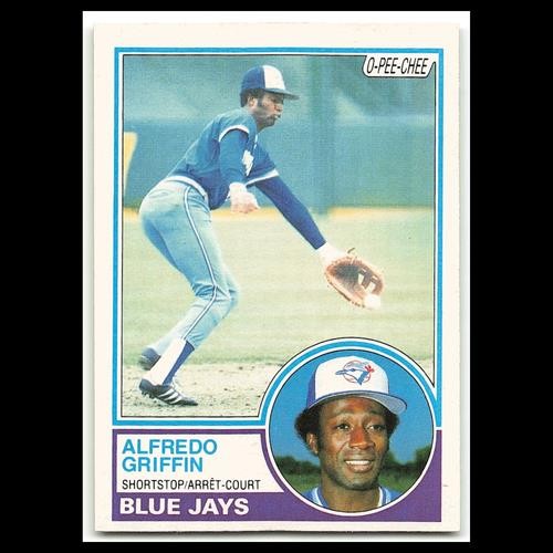 Alfredo Griffin #294 1983 O-Pee-Chee Toronto Blue Jays Baseball Card MLB NM