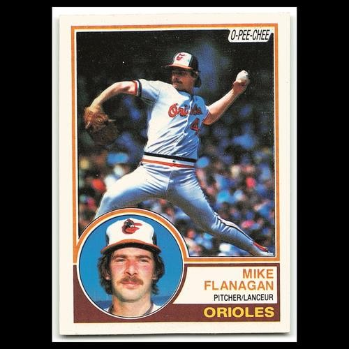 Mike Flanagan #172 1983 O-Pee-Chee Baltimore Orioles Baseball Card MLB NM