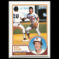 Rich Dauer #192 1983 O-Pee-Chee Baltimore Orioles Baseball Card MLB NM