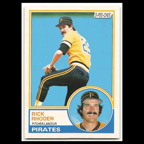 Rick Rhoden #181 1983 O-Pee-Chee Pittsburgh Pirates Baseball Card MLB NM