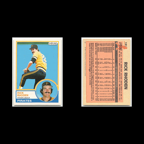Rick Rhoden #181 1983 O-Pee-Chee Pittsburgh Pirates Baseball Card MLB NM