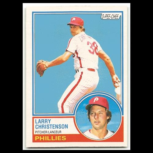 Larry Christenson #286 1983 O-Pee-Chee Philadelphia Phillies Baseball Card MLB