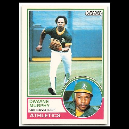 Dwayne Murphy #184 1983 O-Pee-Chee Oakland Athletics Baseball Card MLB NM