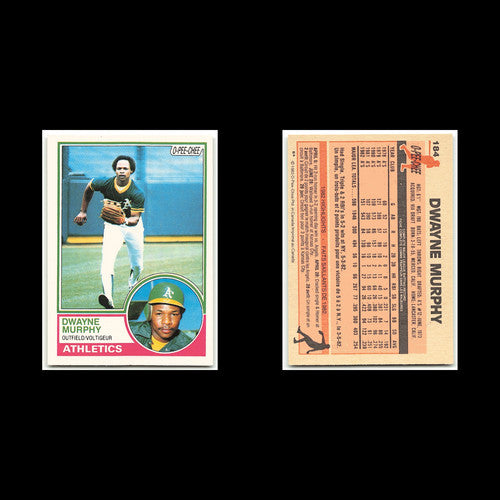 Dwayne Murphy #184 1983 O-Pee-Chee Oakland Athletics Baseball Card MLB NM