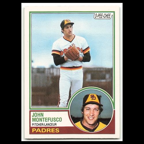 John Montefusco #223 1983 O-Pee-Chee San Diego Padres Baseball Card MLB NM