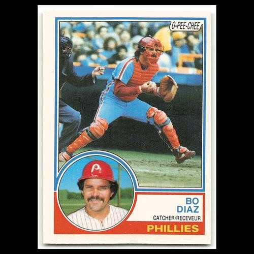 Bo Diaz #175 1983 O-Pee-Chee Philadelphia Phillies Baseball Card MLB NM