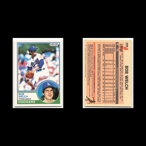 Bob Welch #288 1983 O-Pee-Chee Los Angeles Dodgers Baseball Card MLB NM