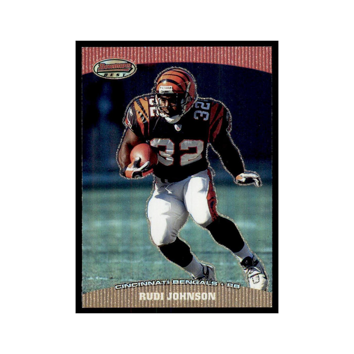 2004 Bowman's Best Rudi Johnson Football Cards #71