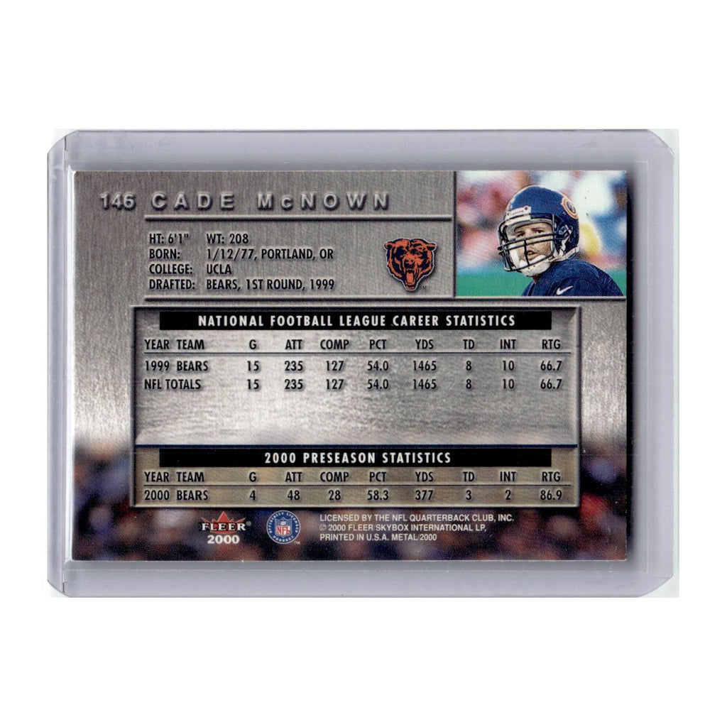 2000 Metal Cade McNown Bears #146