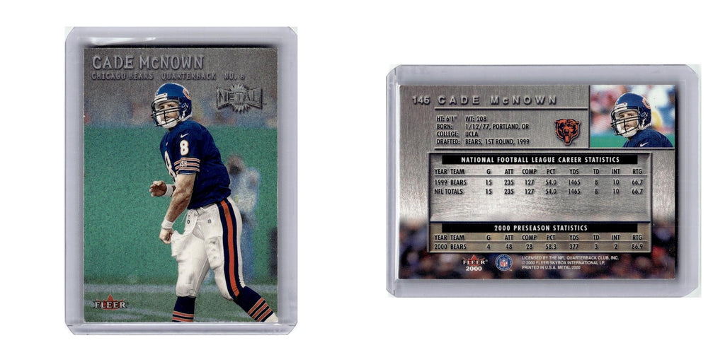 2000 Metal Cade McNown Bears #146