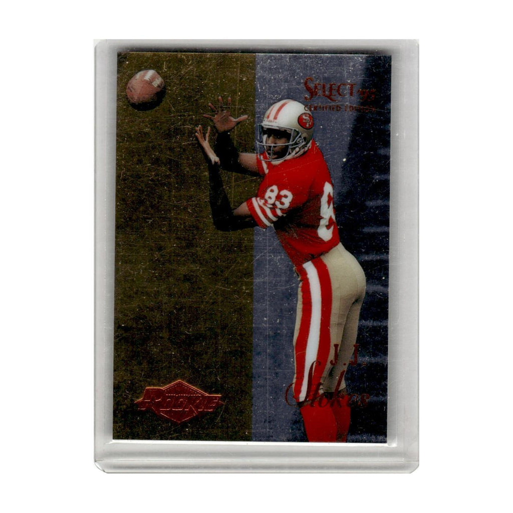 1995 Select Certified J.J. Stokes RC 49ers #133