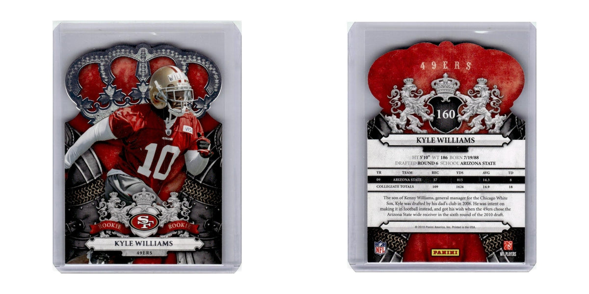 2010 Panini Kyle Williams RC 49ers #160