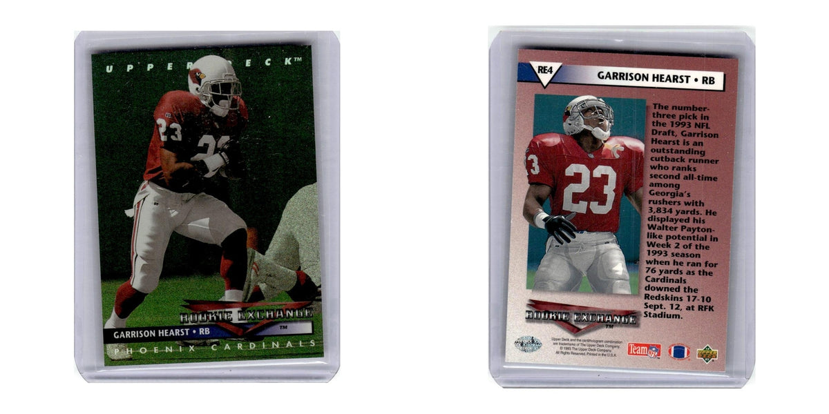 1993 Upper Deck Rookie Exchange Garrison Hearst Phoenix Cardinals #RE4