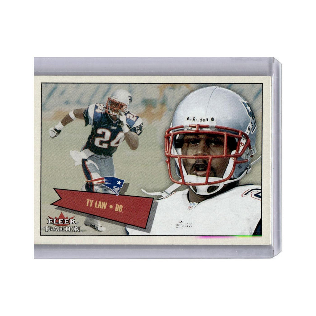 2001 Fleer Tradition Ty Law Patriots #97