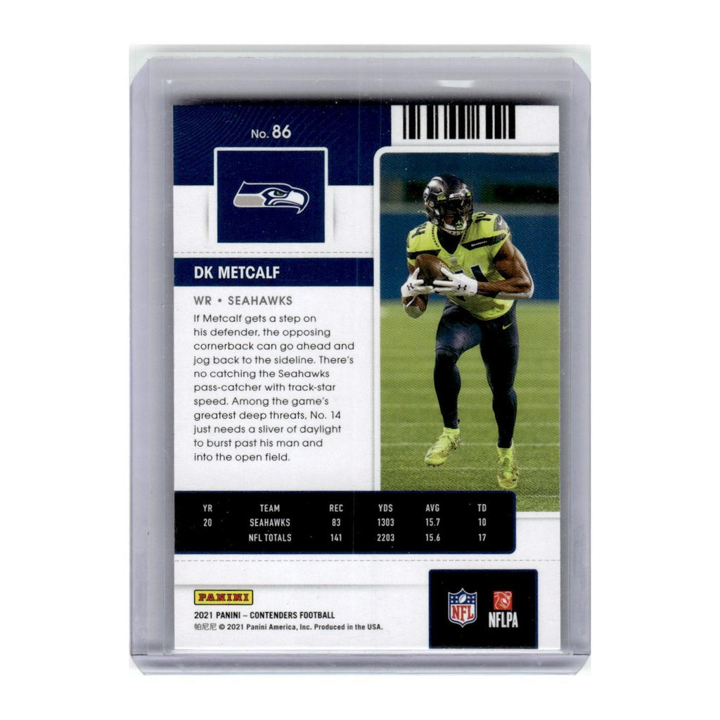 2021 Panini Contenders DK Metcalf Seahawks #86