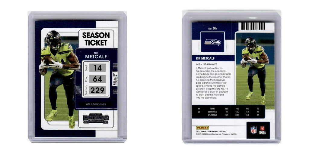 2021 Panini Contenders DK Metcalf Seahawks #86