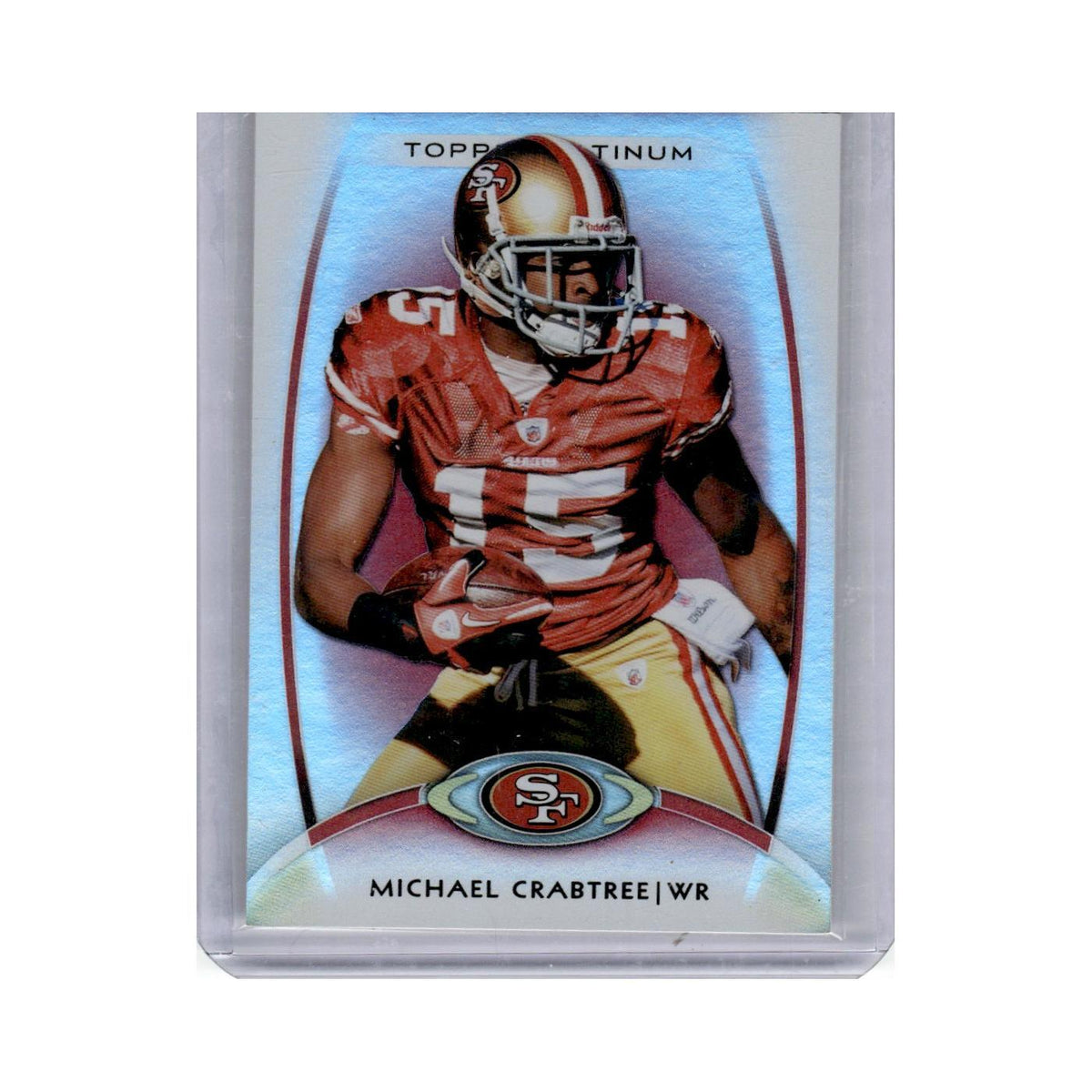 2012 Topps Platinum Michael Crabtree 49ers #74