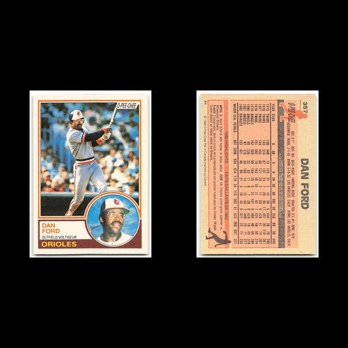 Dan Ford #357 1983 O-Pee-Chee Baltimore Orioles Baseball Card MLB NM