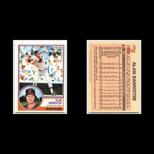Alan Bannister #348 1983 O-Pee-Chee Cleveland Indians Baseball Card MLB NM