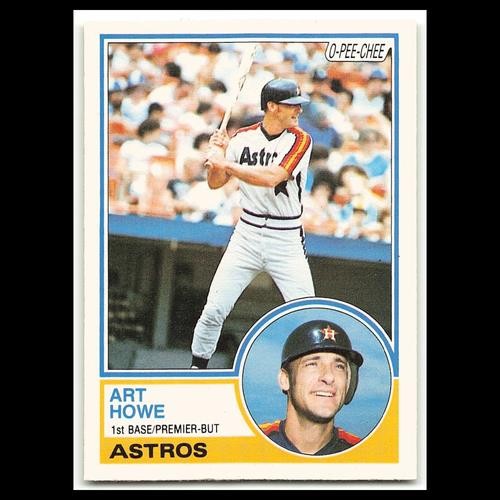 Art Howe #372 1983 O-Pee-Chee Houston Astros Baseball Card MLB NM