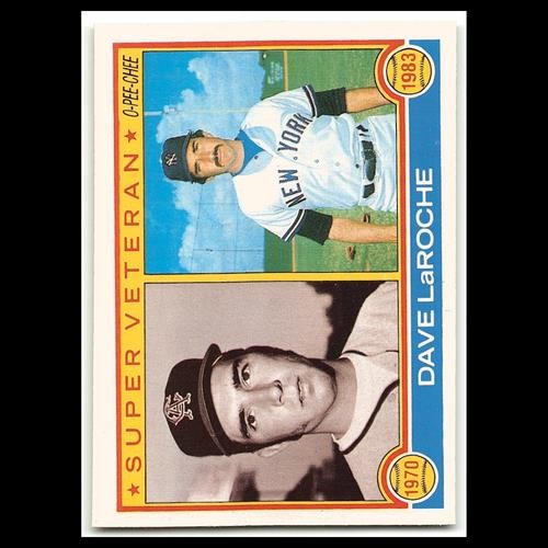 Dave LaRoche #334 1983 O-Pee-Chee California Angels/New York Yankees Baseball NM
