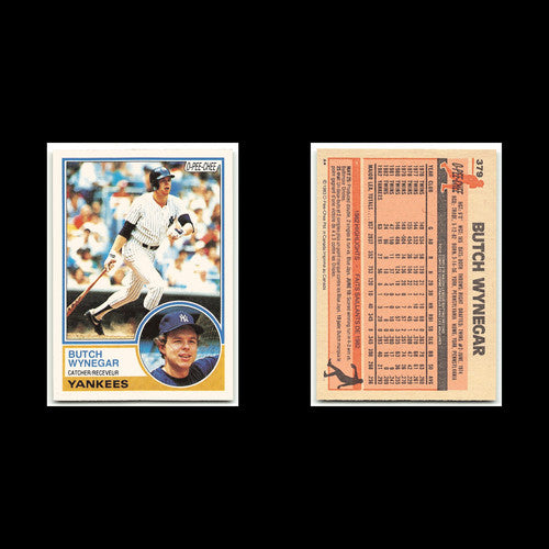 Butch Wynegar #379 1983 O-Pee-Chee New York Yankees Baseball Card MLB NM