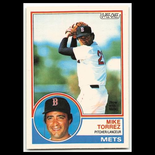 Mike Torrez #312 1983 O-Pee-Chee New York Mets Baseball Card MLB NM