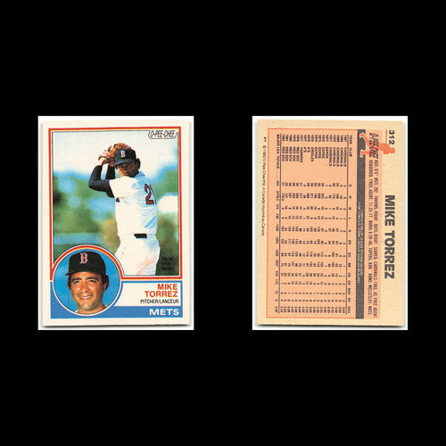 Mike Torrez #312 1983 O-Pee-Chee New York Mets Baseball Card MLB NM