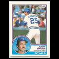 Jerry Martin #309 1983 O-Pee-Chee Kansas City Royals Baseball Card MLB NM