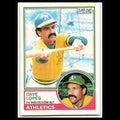 Dave Lopes #365 1983 O-Pee-Chee Oakland Athletics Baseball Card MLB NM