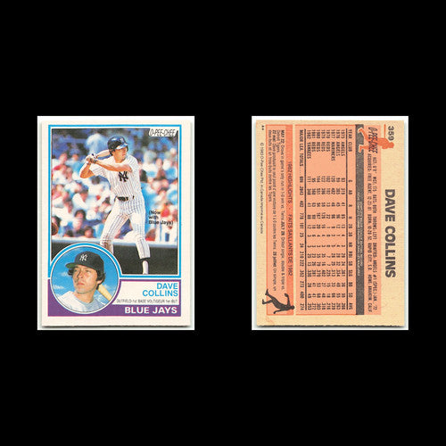 Dave Collins #359 1983 O-Pee-Chee New York Yankees Baseball Card MLB NM