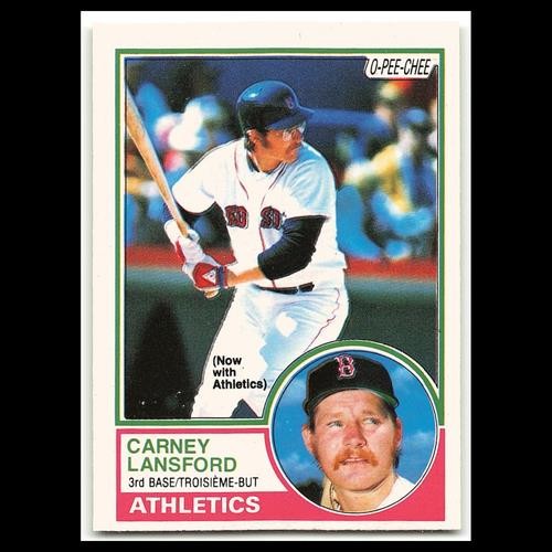 Carney Lansford #318 1983 O-Pee-Chee Oakland Athletics Baseball Card MLB NM