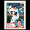 Carney Lansford #318 1983 O-Pee-Chee Oakland Athletics Baseball Card MLB NM