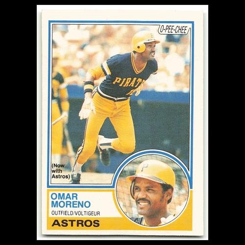 Omar Moreno #332 1983 O-Pee-Chee Houston Astros Baseball Card MLB NM