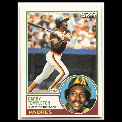 Garry Templeton #336 1983 O-Pee-Chee San Diego Padres Baseball Card MLB NM