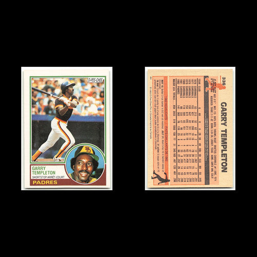 Garry Templeton #336 1983 O-Pee-Chee San Diego Padres Baseball Card MLB NM