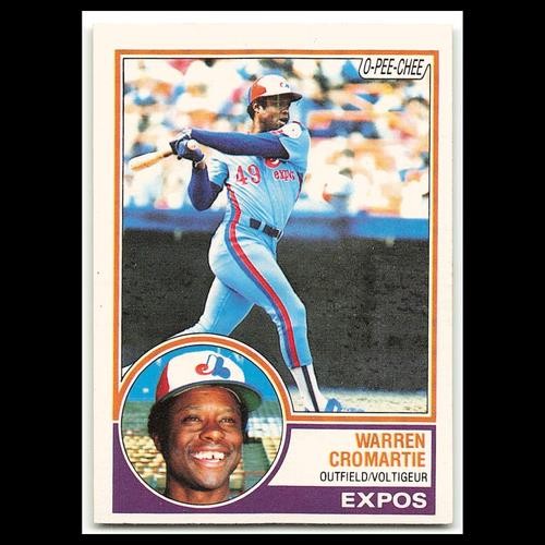 Warren Cromartie #351 1983 O-Pee-Chee Montreal Expos Baseball Card MLB NM