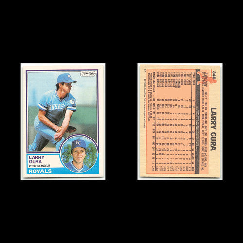 Larry Gura #340 1983 O-Pee-Chee Kansas City Royals Baseball Card MLB NM