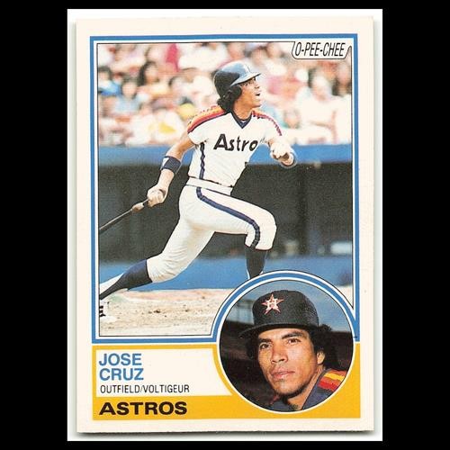 Jose Cruz #327 1983 O-Pee-Chee Houston Astros Baseball Card MLB NM