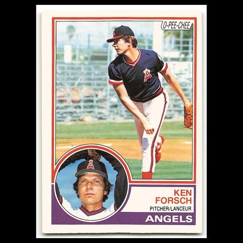 Ken Forsch #346 1983 O-Pee-Chee California Angels Baseball Card MLB NM
