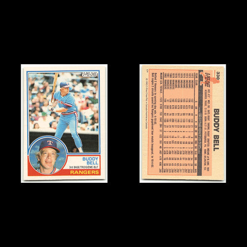 Buddy Bell #330 1983 O-Pee-Chee Texas Rangers Baseball Card MLB NM
