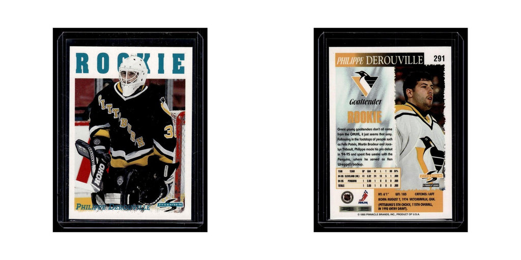 Philippe DeRouville 1995 Score #291.0 Pittsburgh Penguins Hockey Card NM
