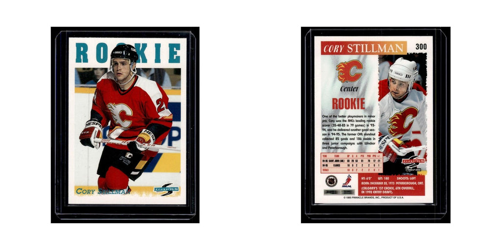 Cory Stillman 1995 Score #300.0 Calgary Flames Hockey Card NM