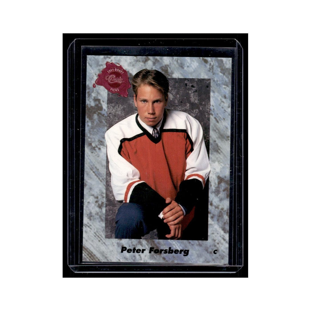 Peter Forsberg 1991 Classic Draft Picks #5.0 Philadelphia Flyers Hockey Card NM