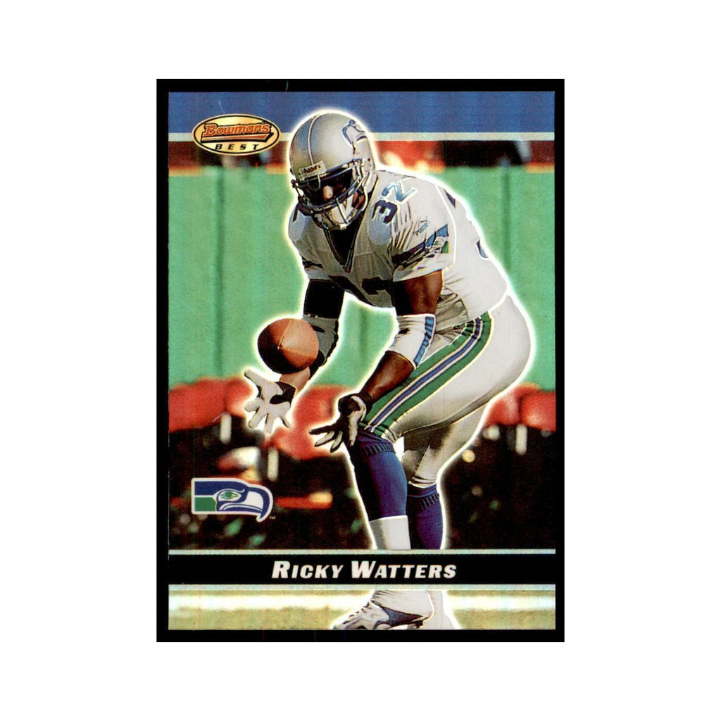 2000 Bowman's Best Ricky Watters Football Cards #81