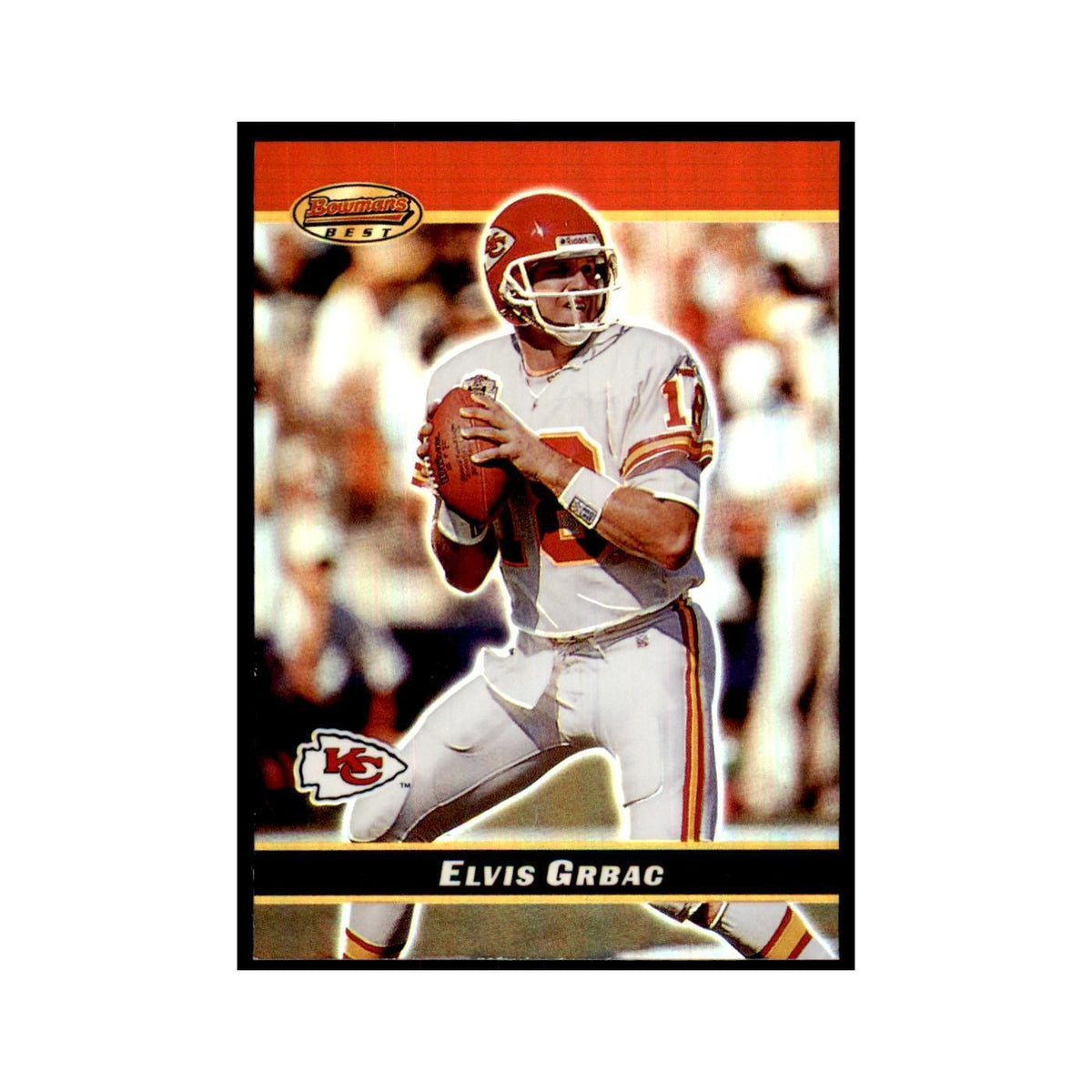 2000 Bowman's Best Elvis Grbac Football Cards #38