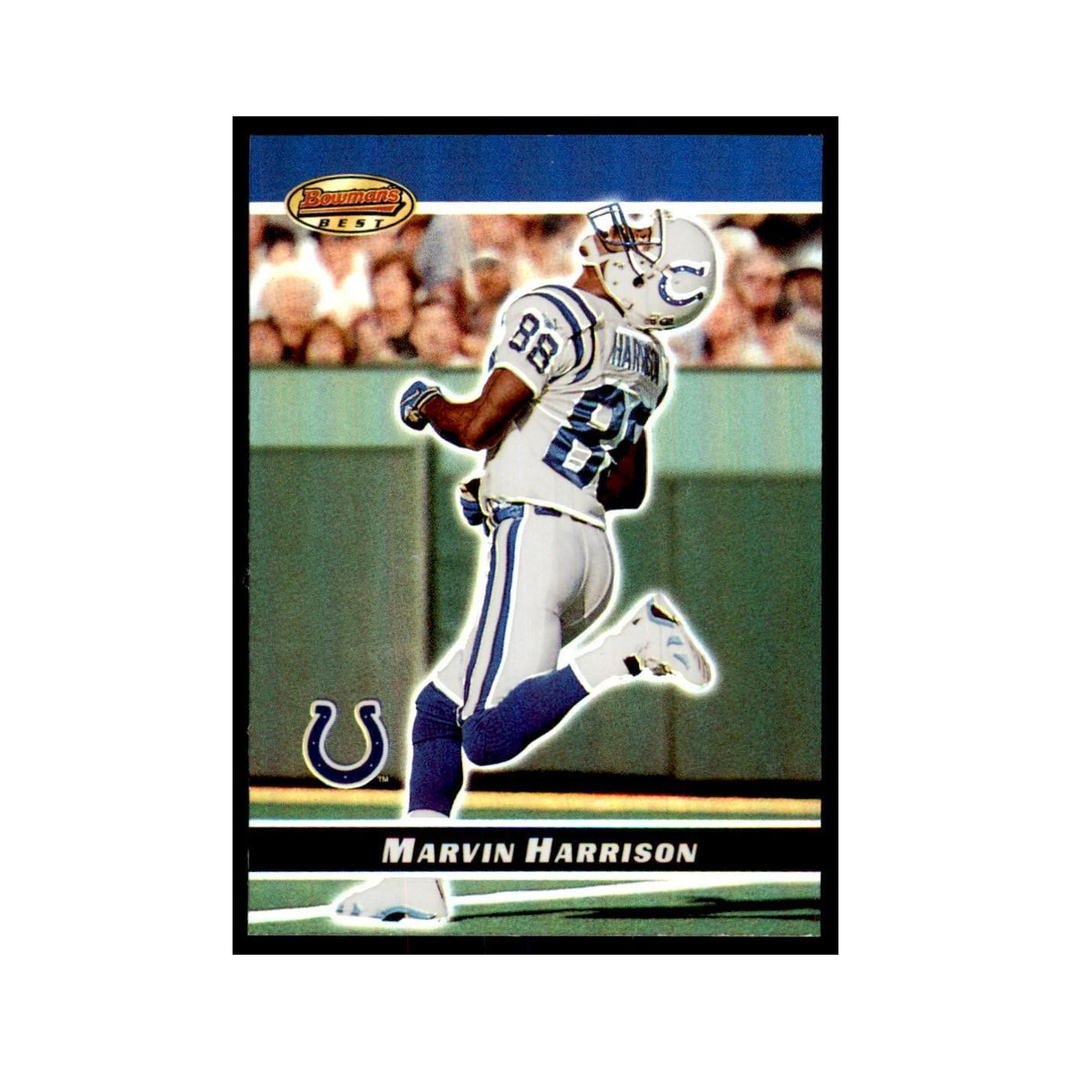 2000 Bowman's Best Marvin Harrison Football Cards #68